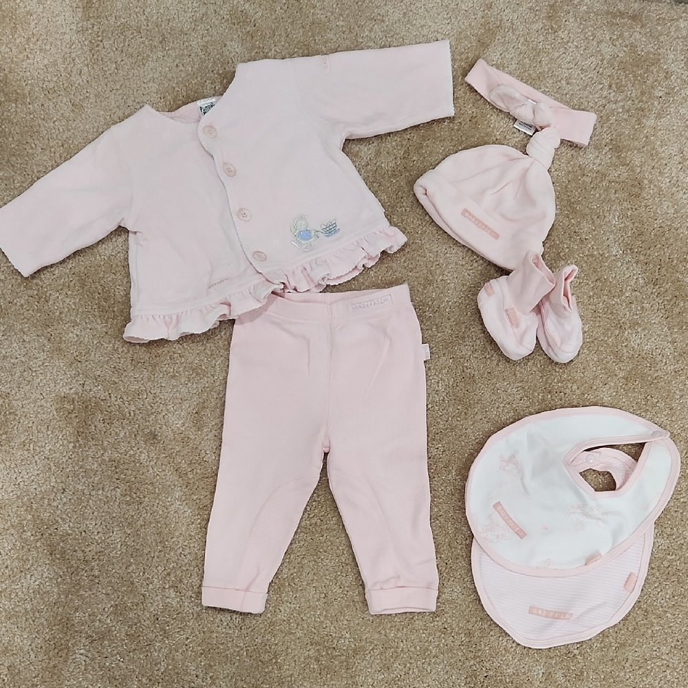 Pumpkin Patch Pink Kids Matching Set Size 0 / 6 - 12 Months